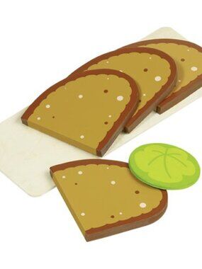 NWT Goki Wooden Toys Bread Slices